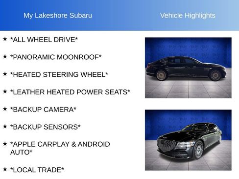 Used 2022 Genesis G80 2.5T w/ Prestige Package AWD/4WD image 10