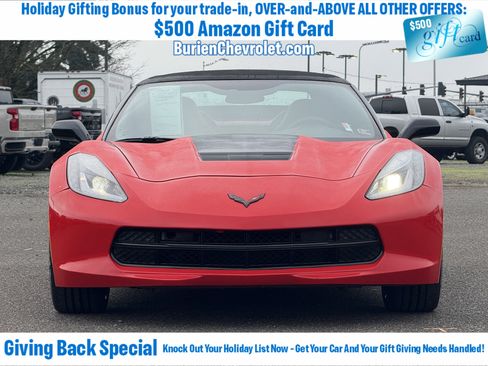 Used 2016 Chevrolet Corvette Stingray Convertible w/ Carbon Flash Badge Package image 8