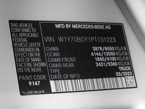 Used 2023 Mercedes-Benz Sprinter 1500 image 30