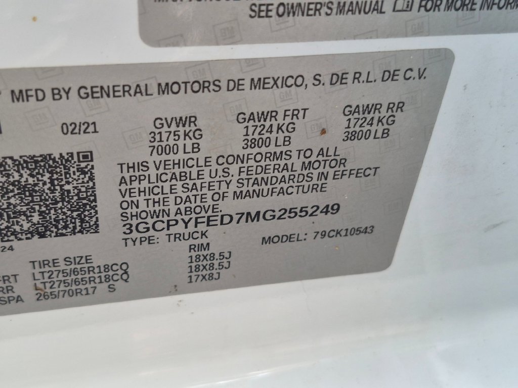 Used 2021 Chevrolet Silverado 1500 LT Trail Boss w/ Convenience Package II AWD/4WD image 26