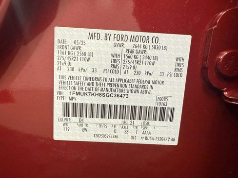 New 2025 Ford Explorer ST-Line w/ Premium Package image 12