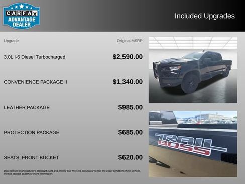 Used 2024 Chevrolet Silverado 1500 LT Trail Boss w/ Convenience Package II AWD/4WD image 3