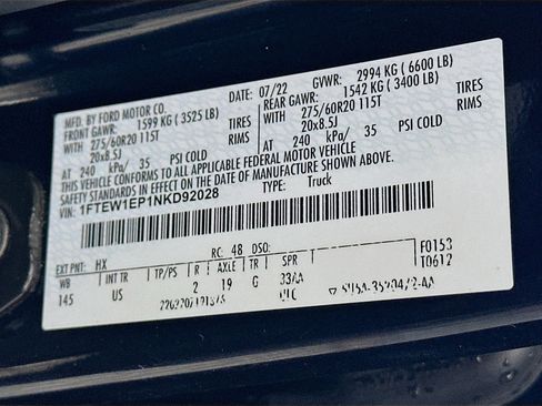 Used 2022 Ford F150 XLT w/ Equipment Group 302A High image 12