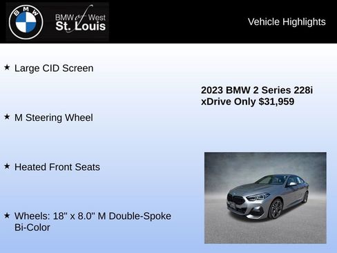 Used 2023 BMW 228i xDrive Gran Coupe w/ M Sport Package image 31