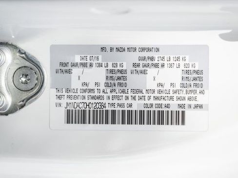 Used 2017 MAZDA MX-5 Miata Club w/ Brembo/BBS Package image 71