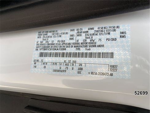 Used 2025 Ford Transit 250 148 Medium Roof w/ Load Area Protection Package RWD image 18