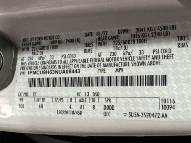 Used 2022 Ford Escape SEL AWD/4WD image 14