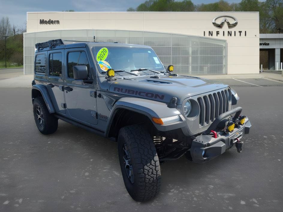 Used 2020 Jeep Wrangler Unlimited Rubicon w/ Steel Bumper Group AWD/4WD image 2