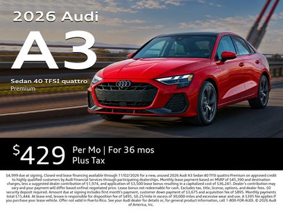 New 2026 Audi A3 2.0T Premium Plus