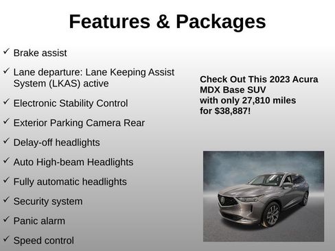 Used 2023 Acura MDX SH-AWD w/ Technology Package image 24