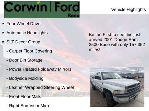 Used 2001 Dodge Ram 2500 Truck SLT image 4