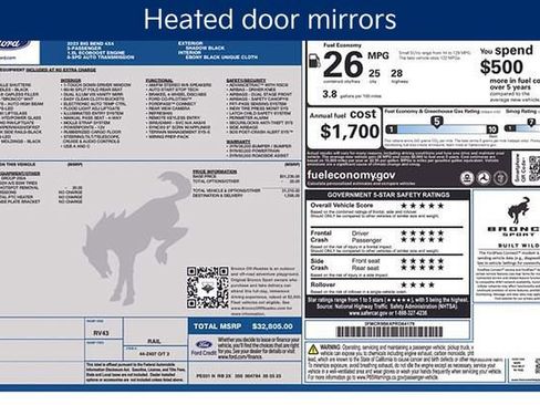 Used 2023 Ford Bronco Sport Big Bend image 9