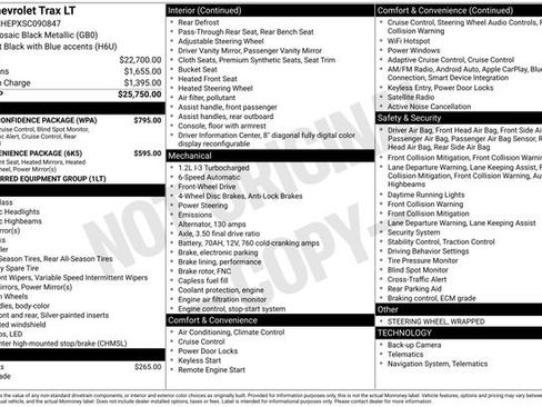 Certified 2025 Chevrolet Trax LT w/ Driver Confidence Package image 35