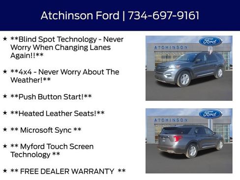 Certified 2023 Ford Explorer XLT w/ Equipment Group 202A image 8