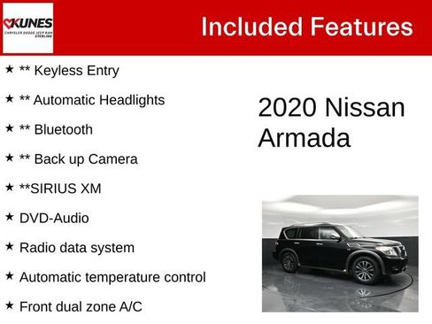 Used 2020 Nissan Armada SL w/ Premium Package AWD/4WD image 5