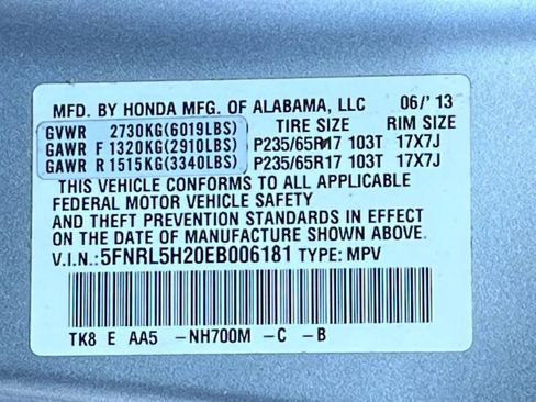 Used 2014 Honda Odyssey LX image 33