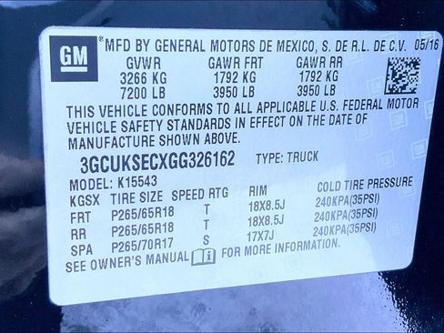 Used 2016 Chevrolet Silverado 1500 LTZ Z71 AWD/4WD image 24