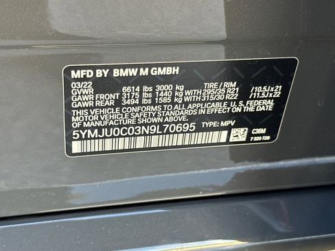 Used 2022 BMW X5 M w/ Competition Package 2 AWD/4WD image 36