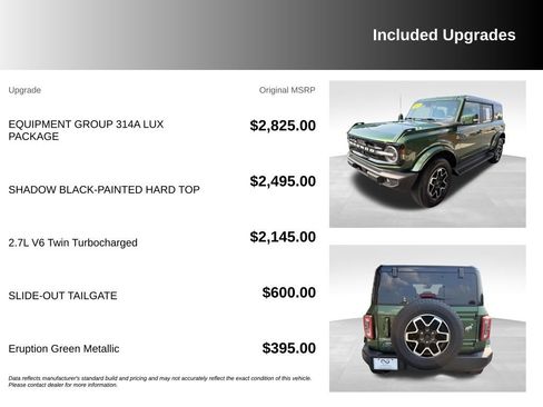 Used 2025 Ford Bronco Outer Banks AWD/4WD image 6
