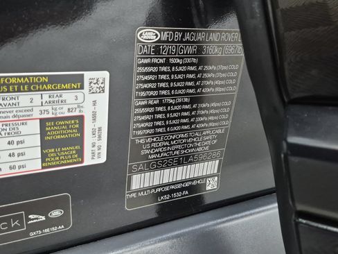 Used 2020 Land Rover Range Rover HSE AWD/4WD image 29