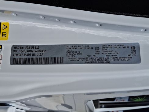 New 2026 Jeep Wrangler Unlimited Sport AWD/4WD image 16