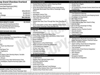 Used 2022 Jeep Grand Cherokee Overland w/ Luxury Tech Group IV