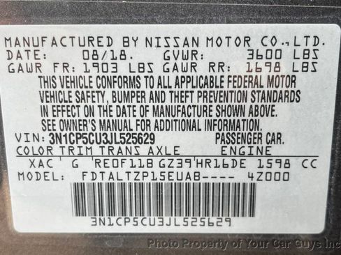 Used 2018 Nissan Kicks SR FWD image 25