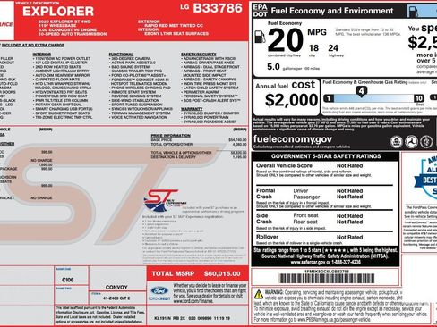 Used 2020 Ford Explorer ST w/ ST Street Pack AWD/4WD image 6