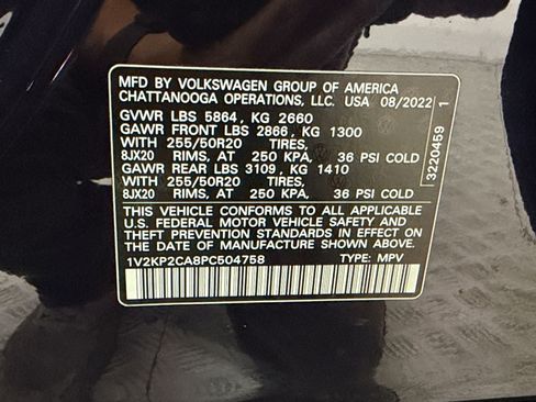 Used 2023 Volkswagen Atlas SE w/ Panoramic Sunroof Package AWD/4WD image 26