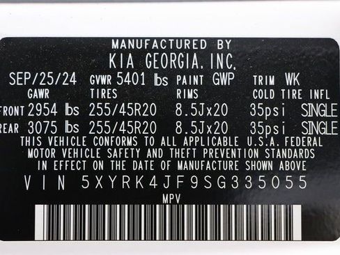 New 2025 Kia Sorento SX FWD image 56