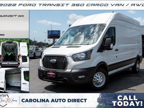 Used 2022 Ford Transit 350 148 High Roof AWD image 1