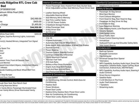 Used 2025 Honda Ridgeline RTL image 59