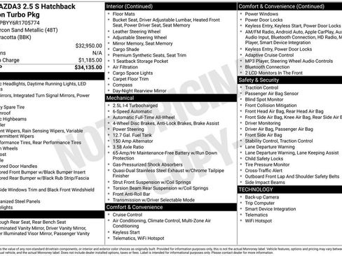 Used 2024 MAZDA MAZDA3 s image 3