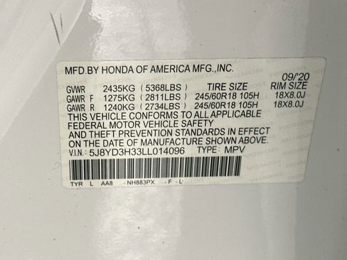 Used 2020 Acura MDX FWD image 12
