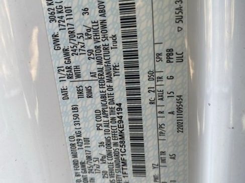 Used 2021 Ford F150 XL w/ Equipment Group 101A High image 23