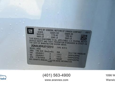 Used 2018 Chevrolet Equinox LT image 24