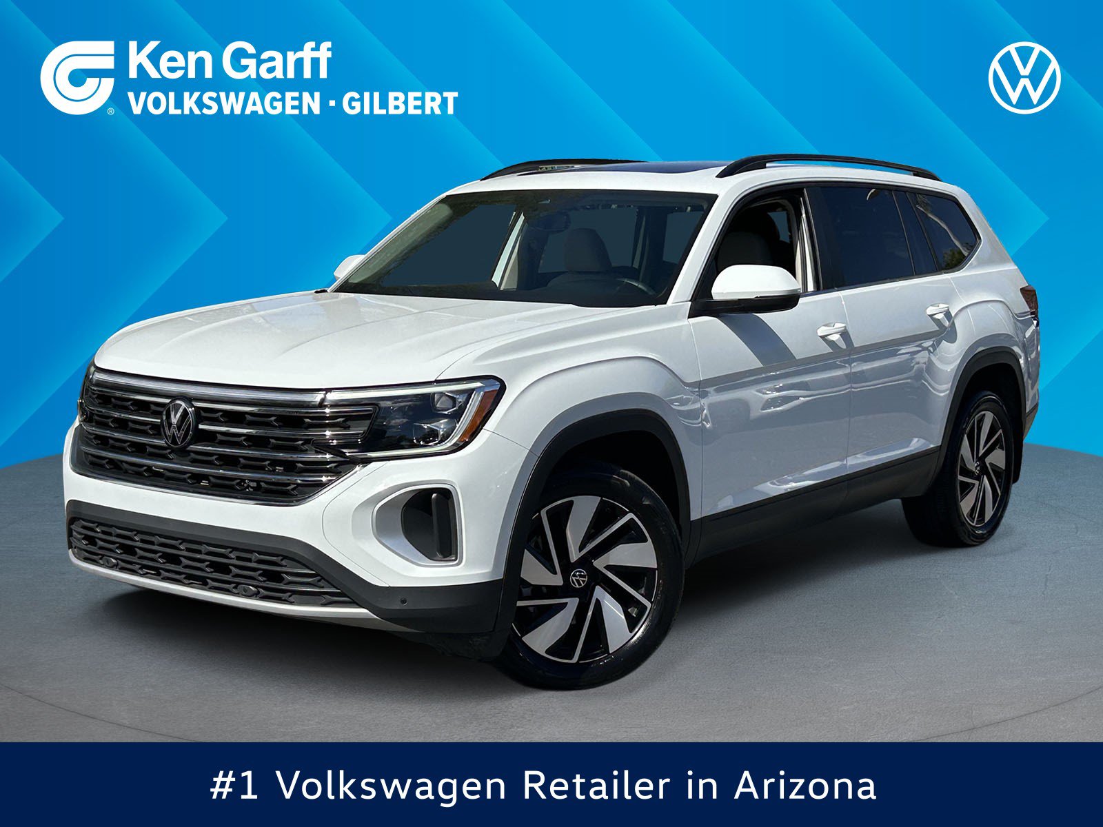 Certified 2025 Volkswagen Atlas SE w/ Panoramic Sunroof Package FWD image 1
