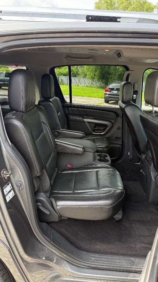 Used 2015 Nissan Armada Platinum w/ 2nd Row Captain Seat Package AWD/4WD image 14