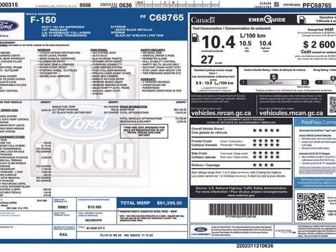Certified 2023 Ford F150 XLT w/ Equipment Group 302A High AWD/4WD image 6