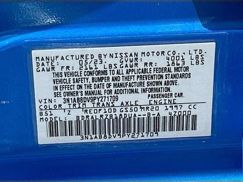 Certified 2023 Nissan Sentra SR FWD image 28