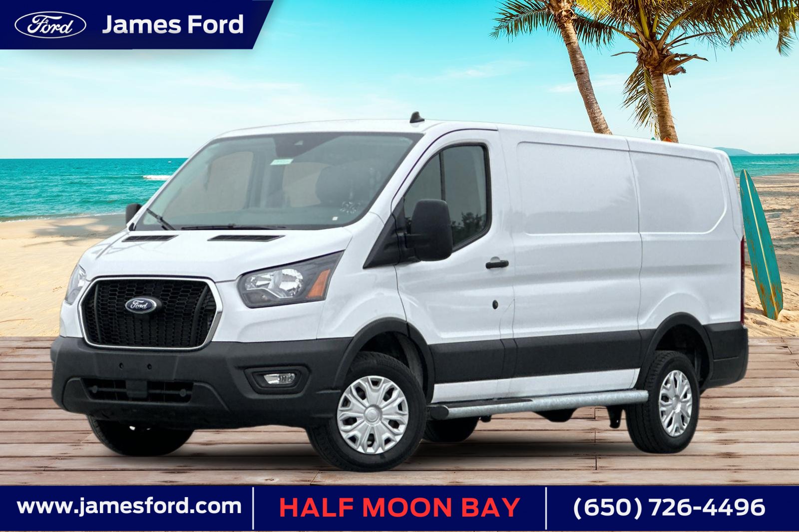Used 2025 Ford Transit 250 Low Roof w/ Exterior Upgrade Package RWD image 1