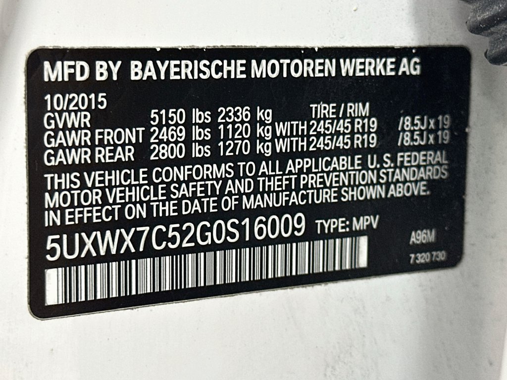 Used 2016 BMW X3 xDrive35i AWD/4WD image 40