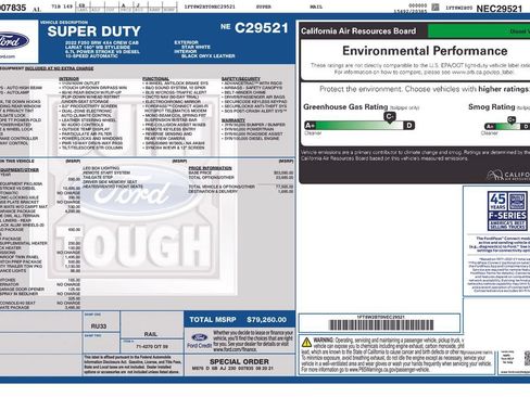 Used 2022 Ford F250 Lariat w/ Black Appearance Package AWD/4WD image 5