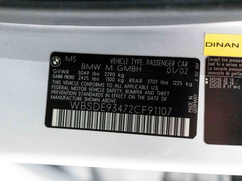 Used 2002 BMW M5 RWD image 92