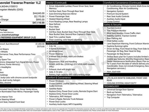 Used 2017 Chevrolet Traverse Premier image 28