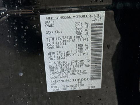 Used 2024 Nissan Murano SV image 40