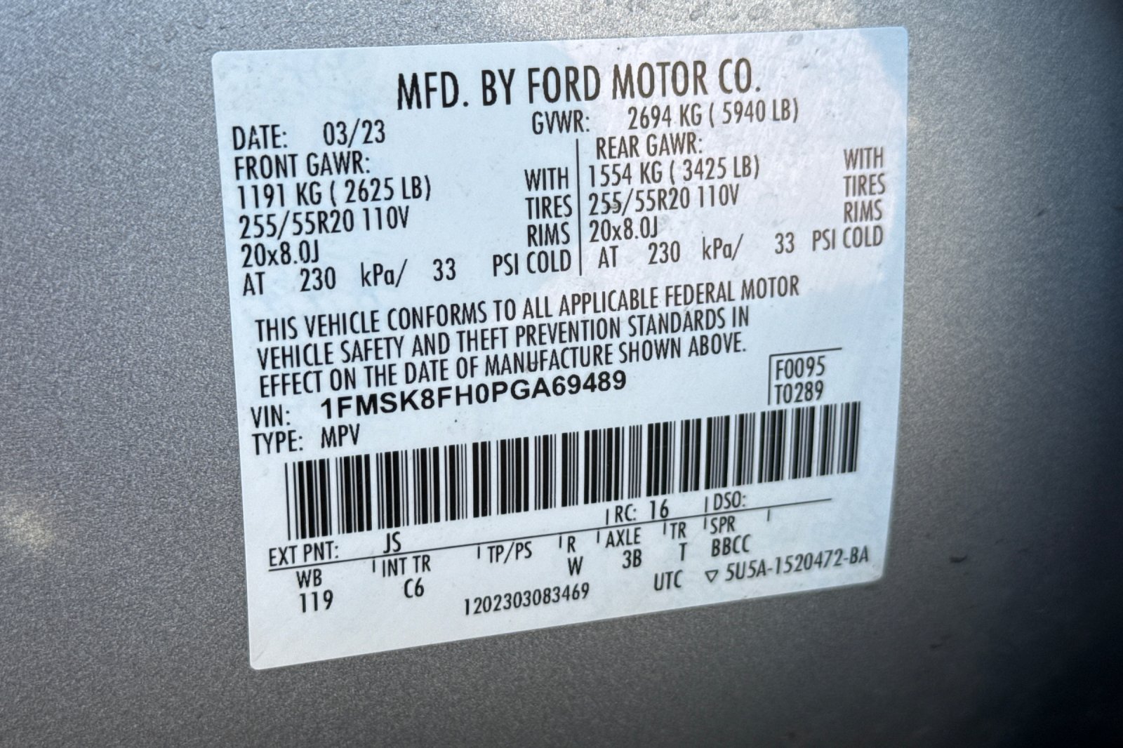Used 2023 Ford Explorer Limited AWD/4WD image 34