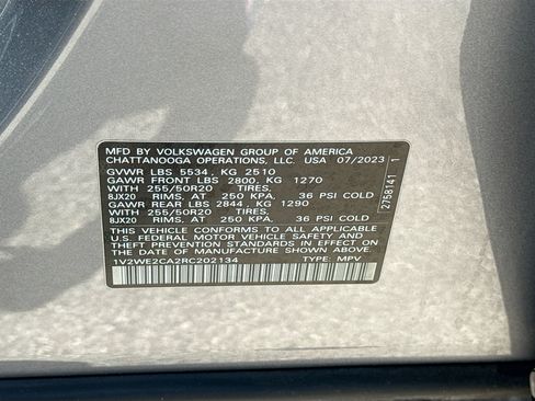 Used 2024 Volkswagen Atlas Cross Sport SE FWD image 43