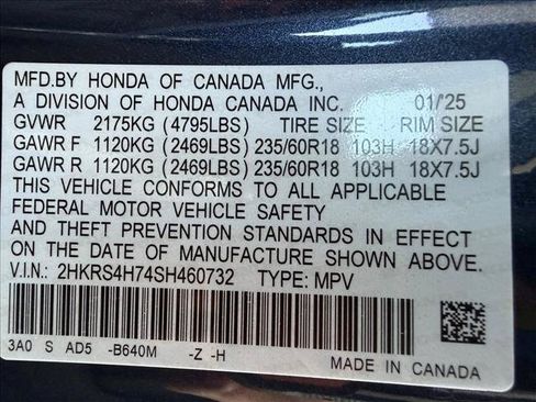 Certified 2025 Honda CR-V EX-L image 23