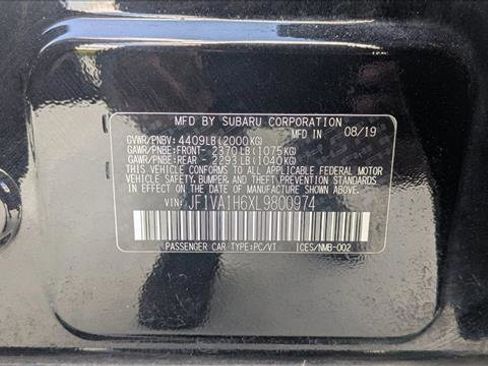 Used 2020 Subaru WRX Limited w/ Popular Package #3 (IZT) image 22